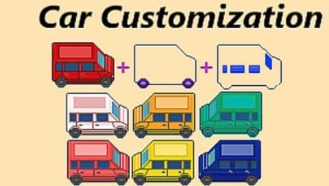 Pixel Customizable Cars