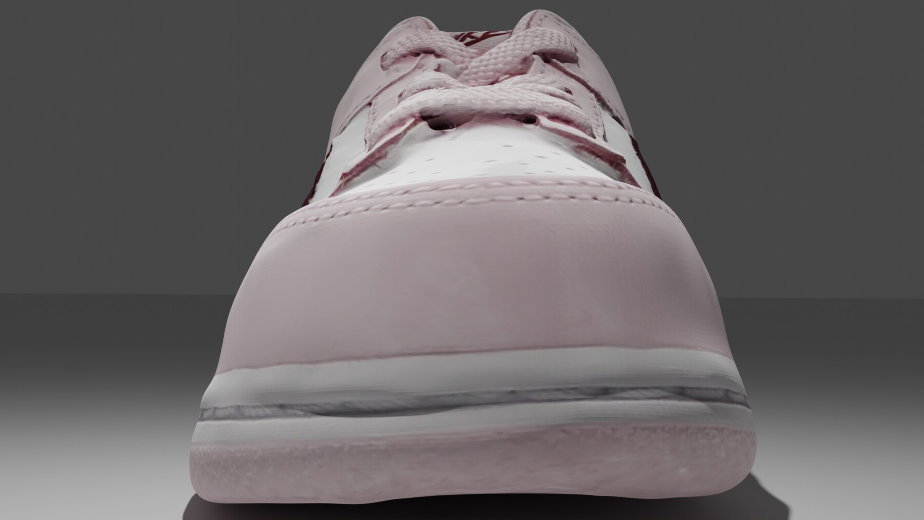 dunk low pink red white