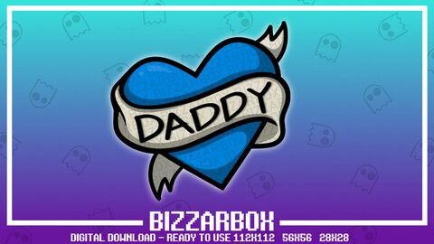 Twitch Emote: Daddy Heart