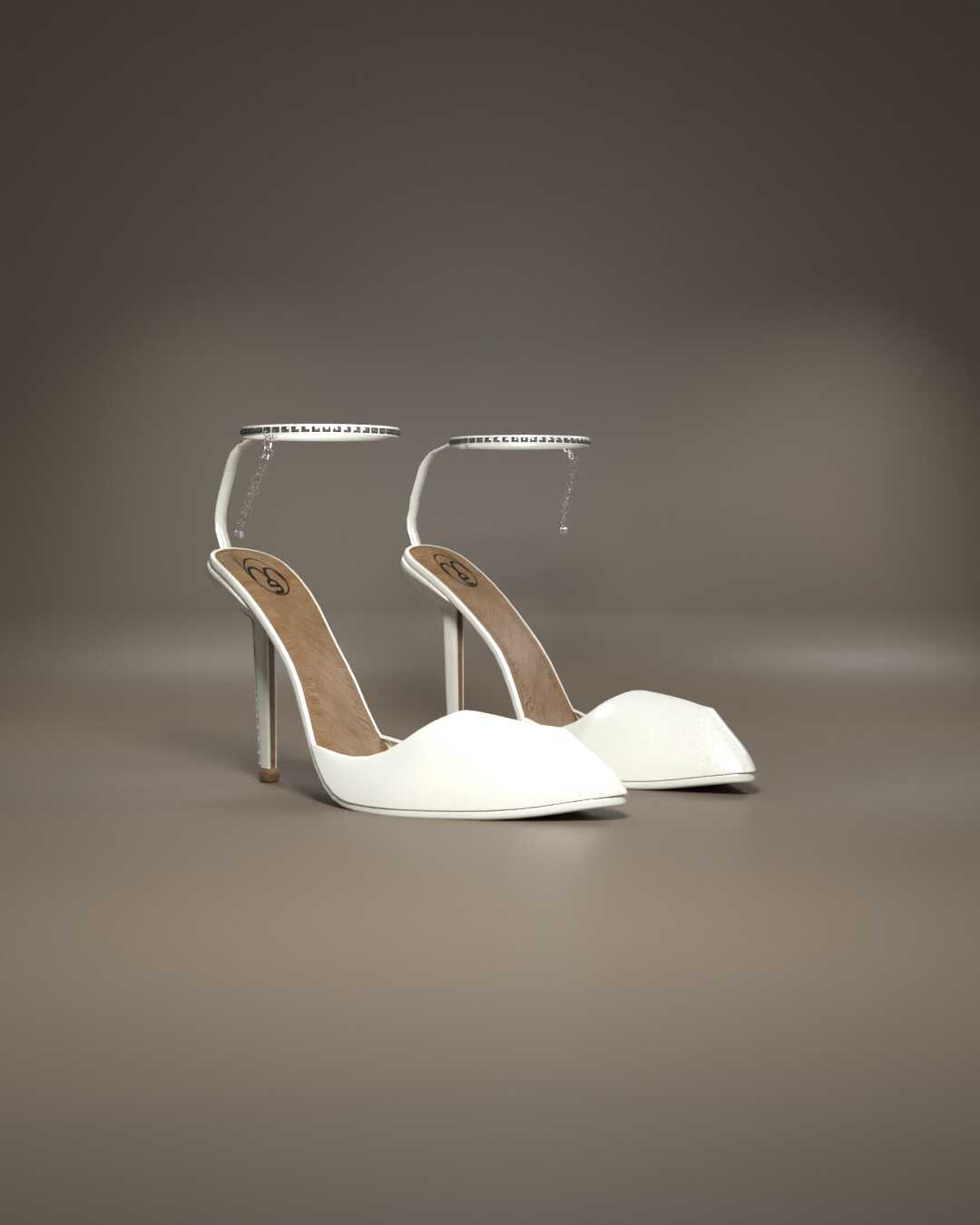 ArtStation - Jimmy Choo's logo (3D)