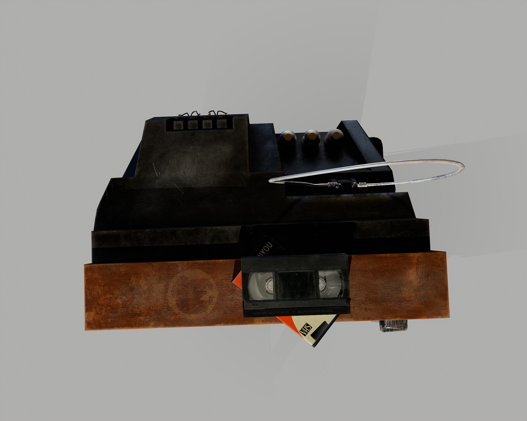 ArtStation - Old Television and VHS Set | Game Assets