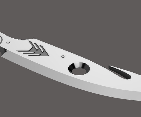 ArtStation Destiny Hunter knife 3D model Resources