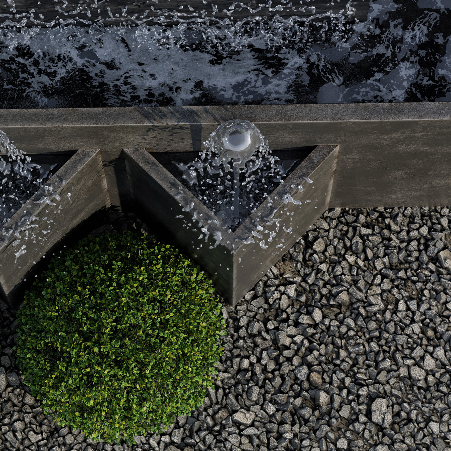 ArtStation Waterfall fountains cascade 16 Game Assets