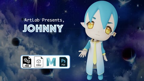 Johnny - A cute 3D Baby Vampire by ArtLab