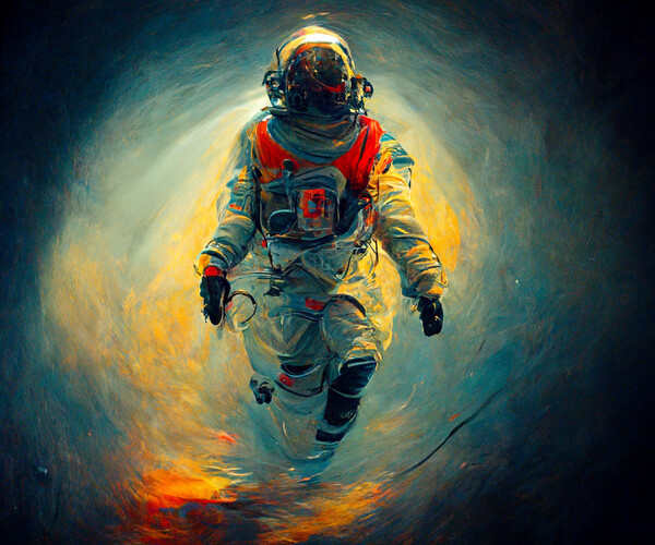 ArtStation - An Astronaut's Dream | Artworks