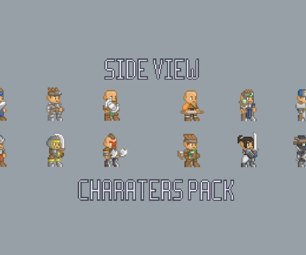 ArtStation - Side View Characters Set | Game Assets