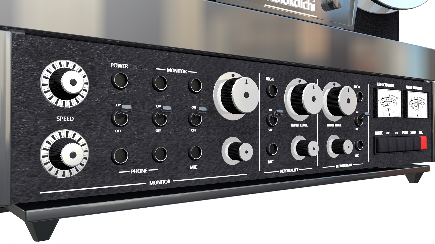 ArtStation Reel to Reel Tape Recorder Game Assets