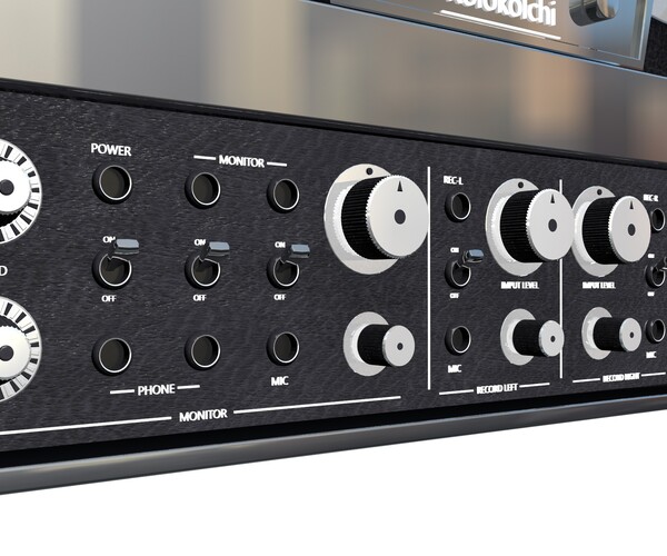 ArtStation Reel to Reel Tape Recorder Game Assets