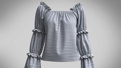 Ladies Stripe Tops