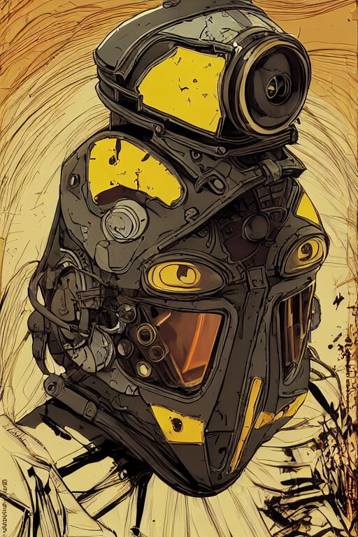 ArtStation - Helmet mask Borderland Style 2k image png collection ...