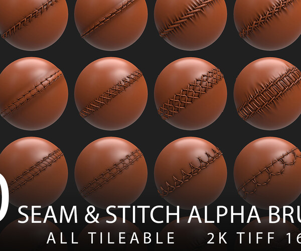 ArtStation - Free All In One Cloth And Fabric Alphas (32 Alphas) | Brushes