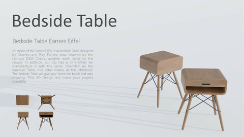 Bedside Table Eames Eiffel