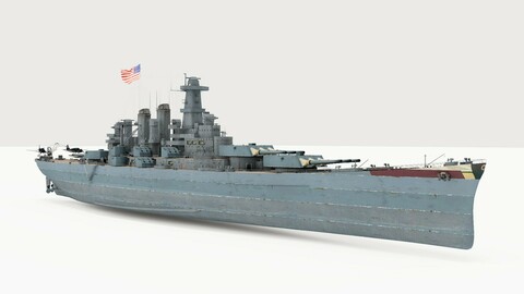 North Carolina   Battleship  ( all items are detached )