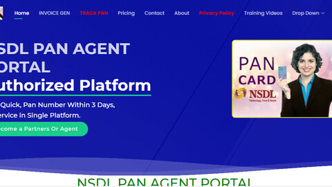 Nsdl UTI Pan web application software and source code: A2webmaster
