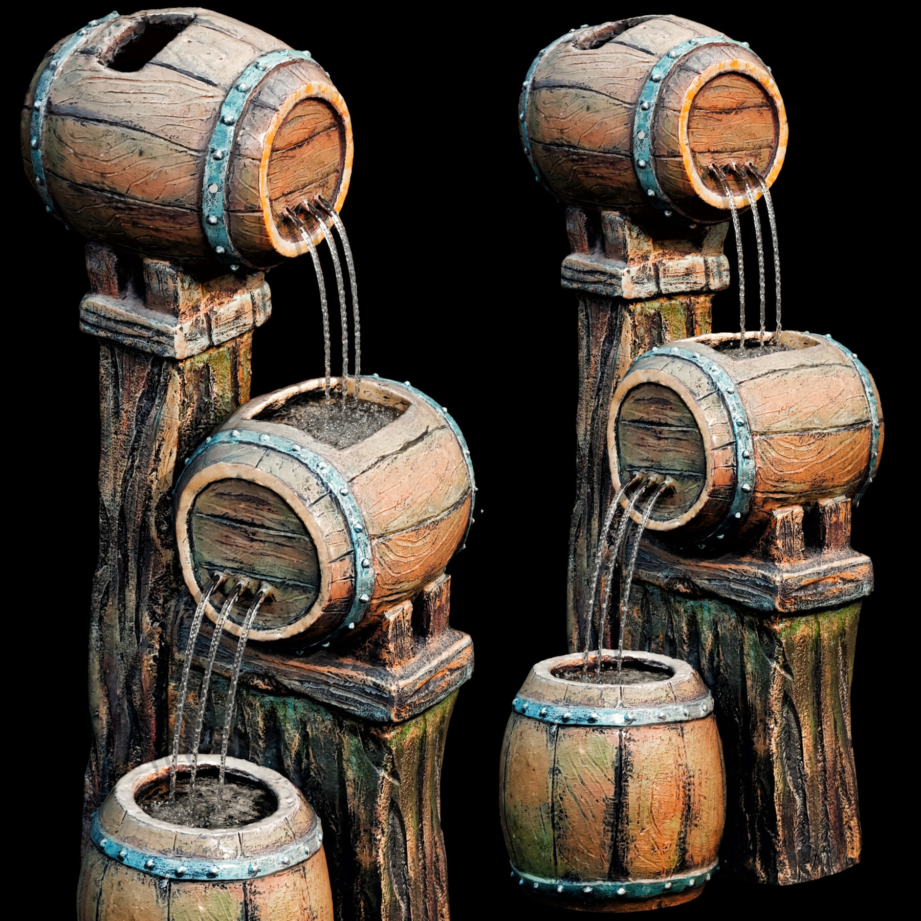 ArtStation Waterfall fountains cascade 19 Game Assets