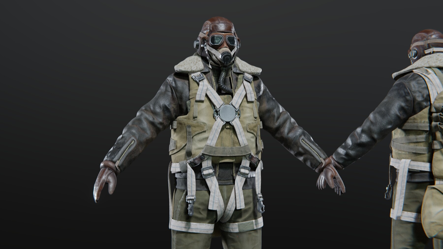 ArtStation - SOLDIER WWII USA Pilot Rigged | Resources