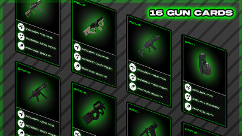 Guns Play Cards 4K Full Modular