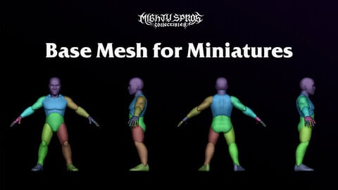 Base Mesh for Miniatures