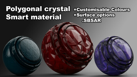 Polygonal crystal - Smart material