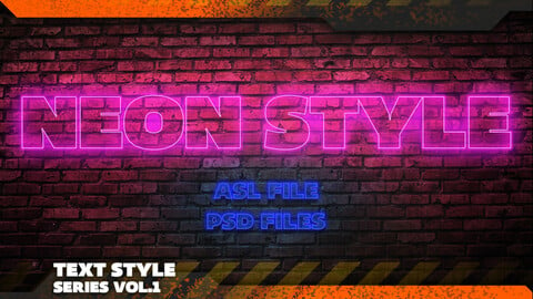 15 TEXT STYLES FOR PHOTOSHOP (NEON STYLES)-VOL1