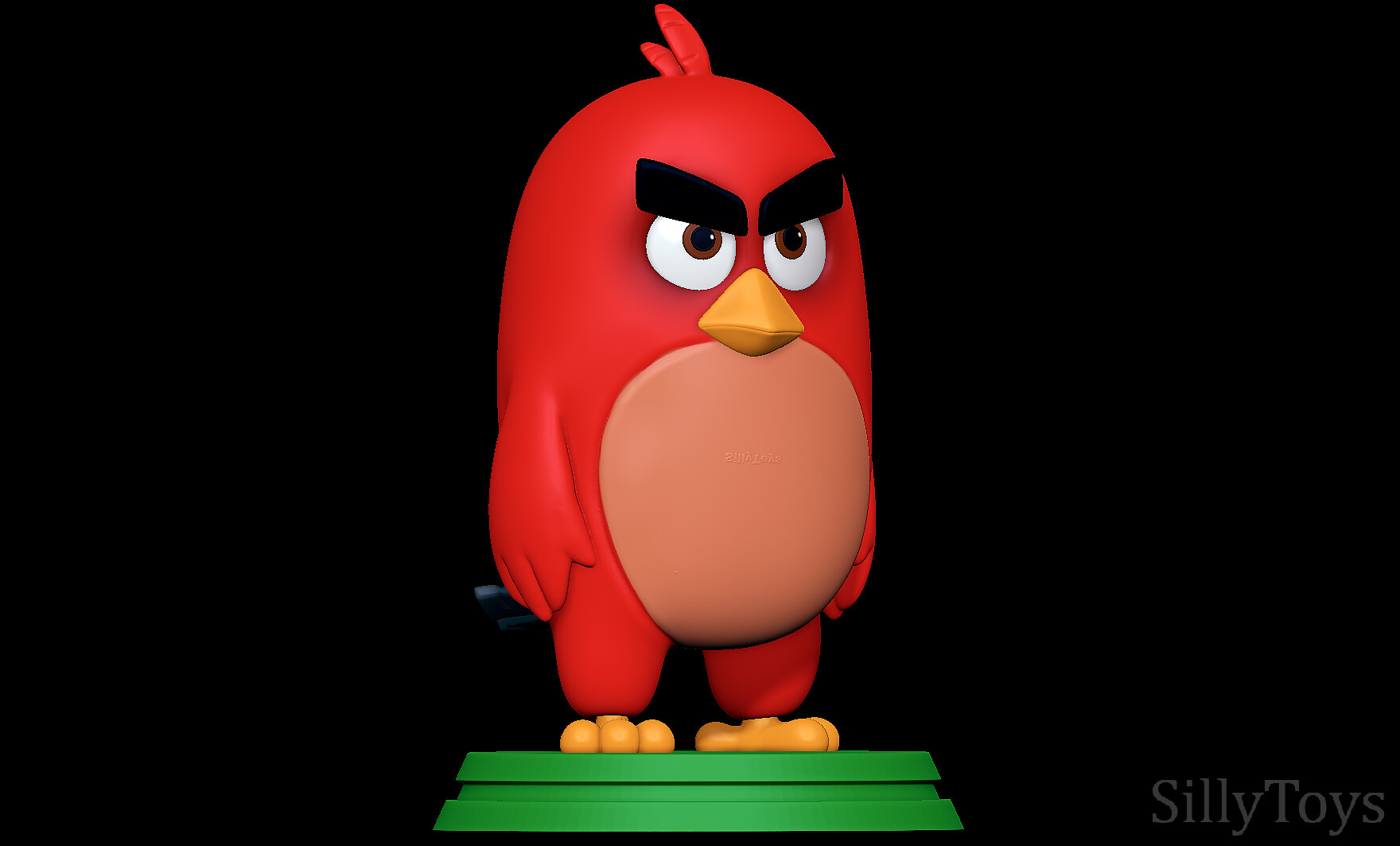 ArtStation - Red - The Angry Birds Movie 3D print model | Resources