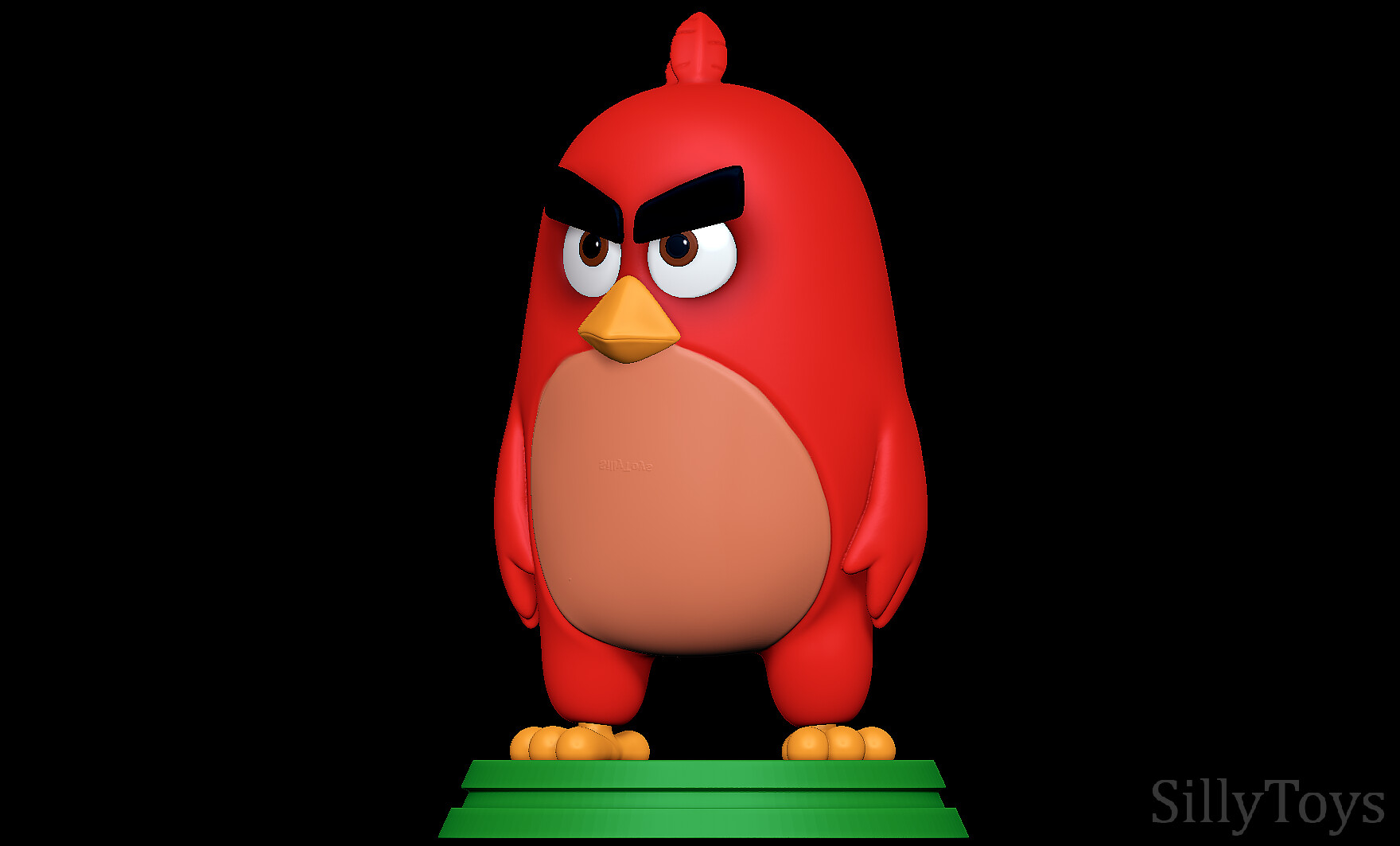 ArtStation - Red - The Angry Birds Movie 3D print model | Resources