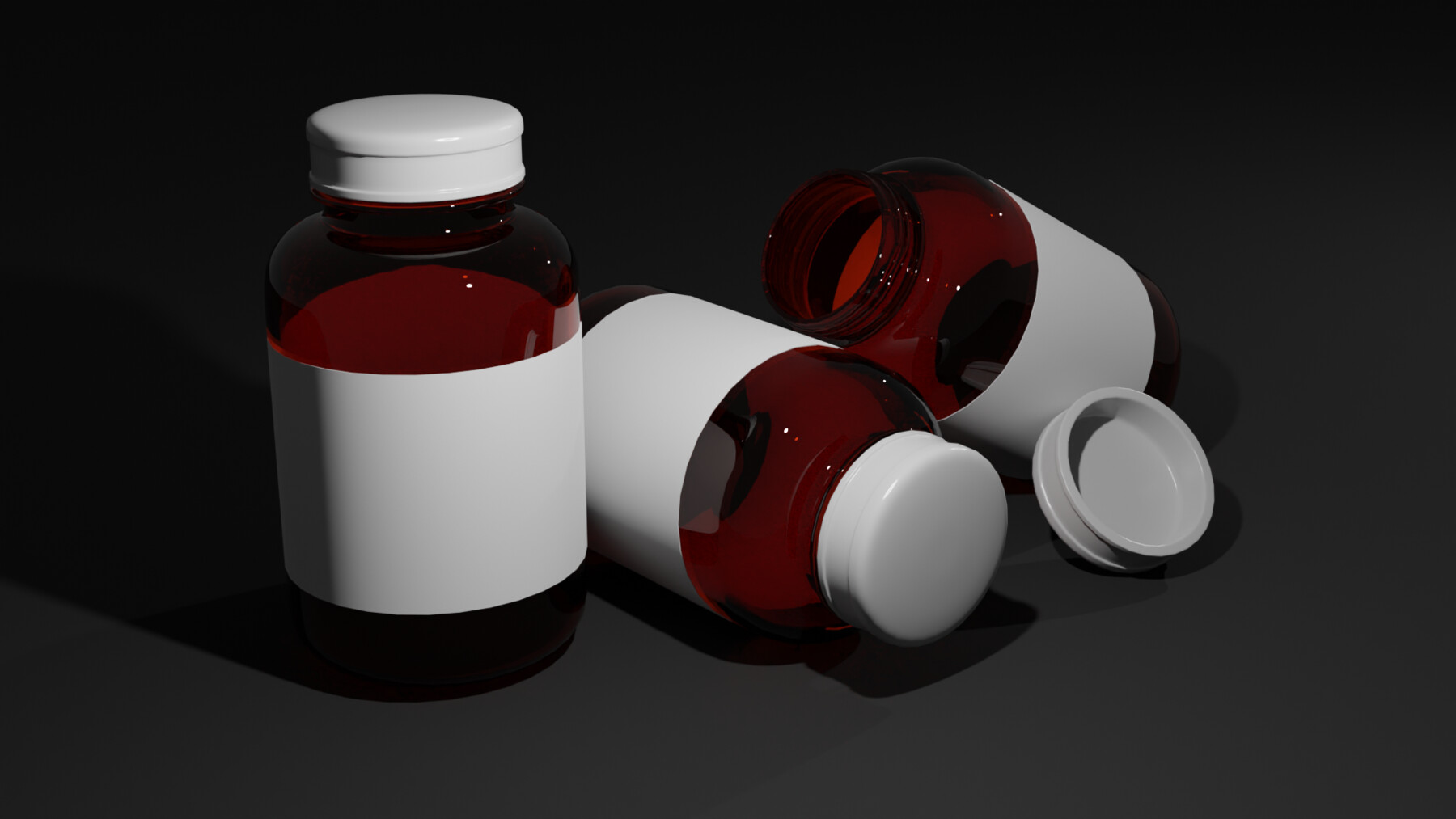 ArtStation - Amber Glass Pill Bottle