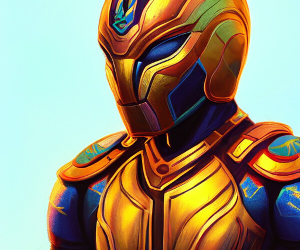 ArtStation - Suit Wakanda armor stylized helmet | Artworks