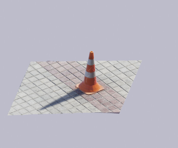 ArtStation Traffic cone_RAW SCAN Resources