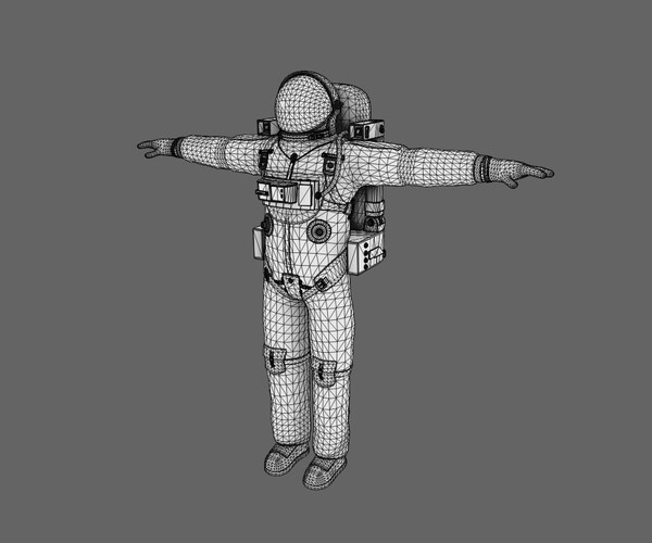 ArtStation - ANIMATED ASTRONAUT GAME READY | Game Assets