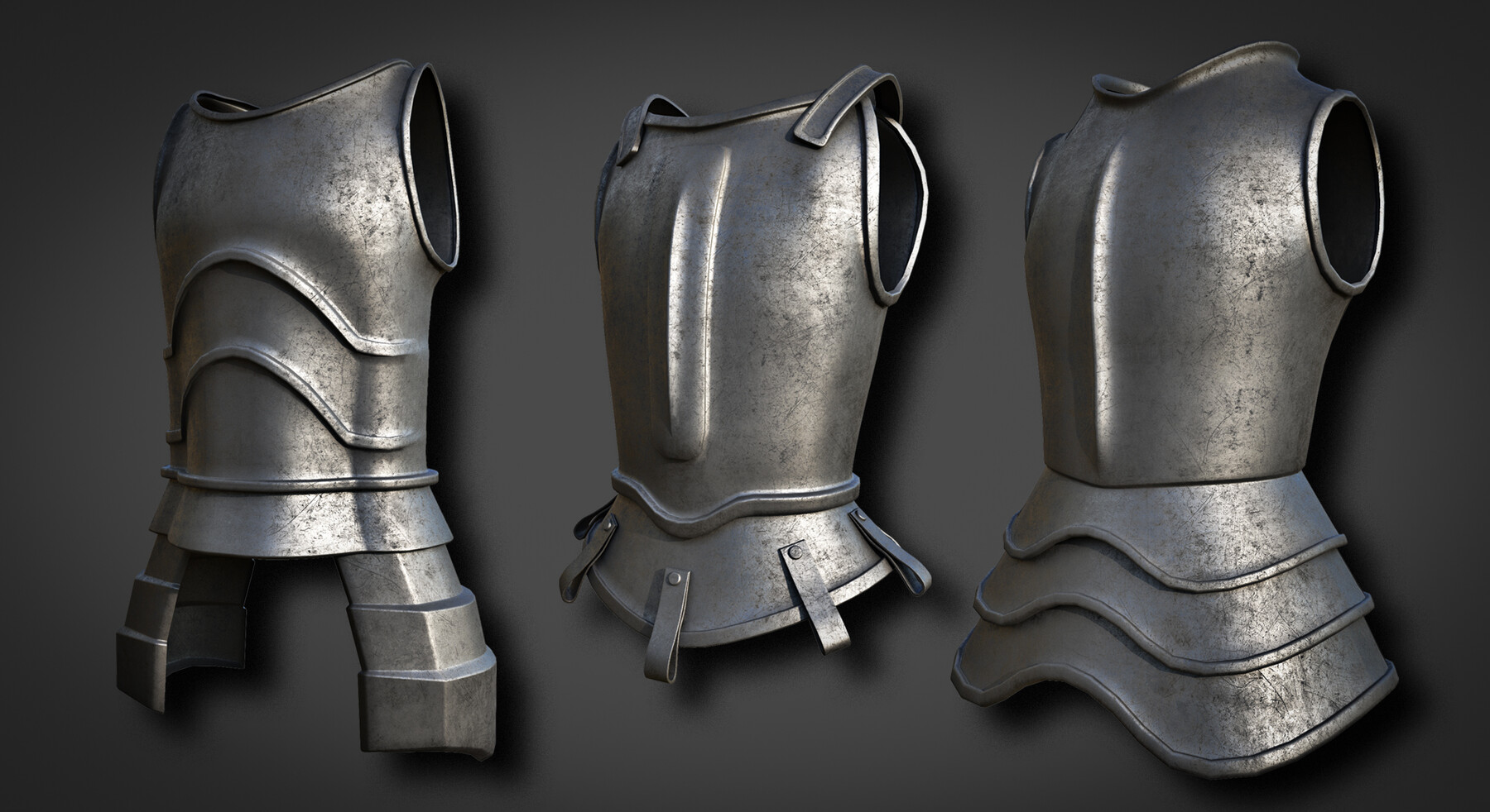 ArtStation - 20 Body Armor Base Mesh (With UV) | Game Assets