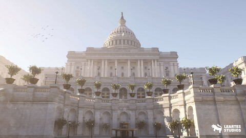 US Capitol Exterior Environment