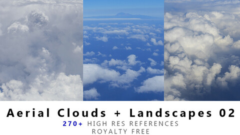 Aerial Clouds and Landscapes 02 Texture PACK