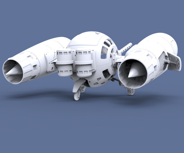 ArtStation KVFlying Vehicle001 Resources