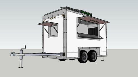 Sample 3D Model of a Food Truck
