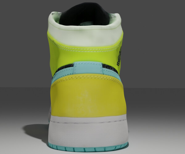 white soar aurora green 13s