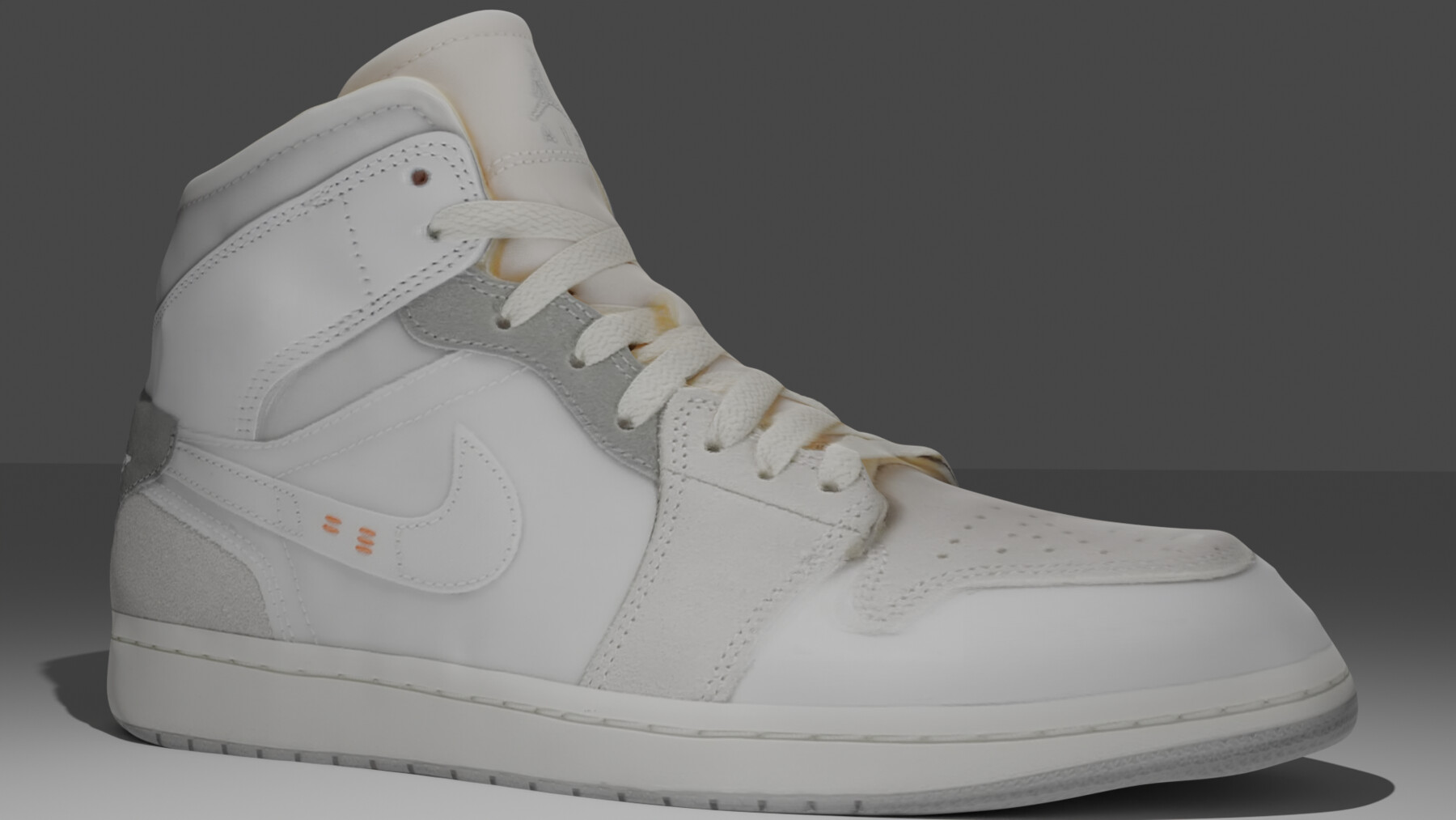 ArtStation - Jordan 1 Mid SE Craft Inside Out White Grey | Game Assets