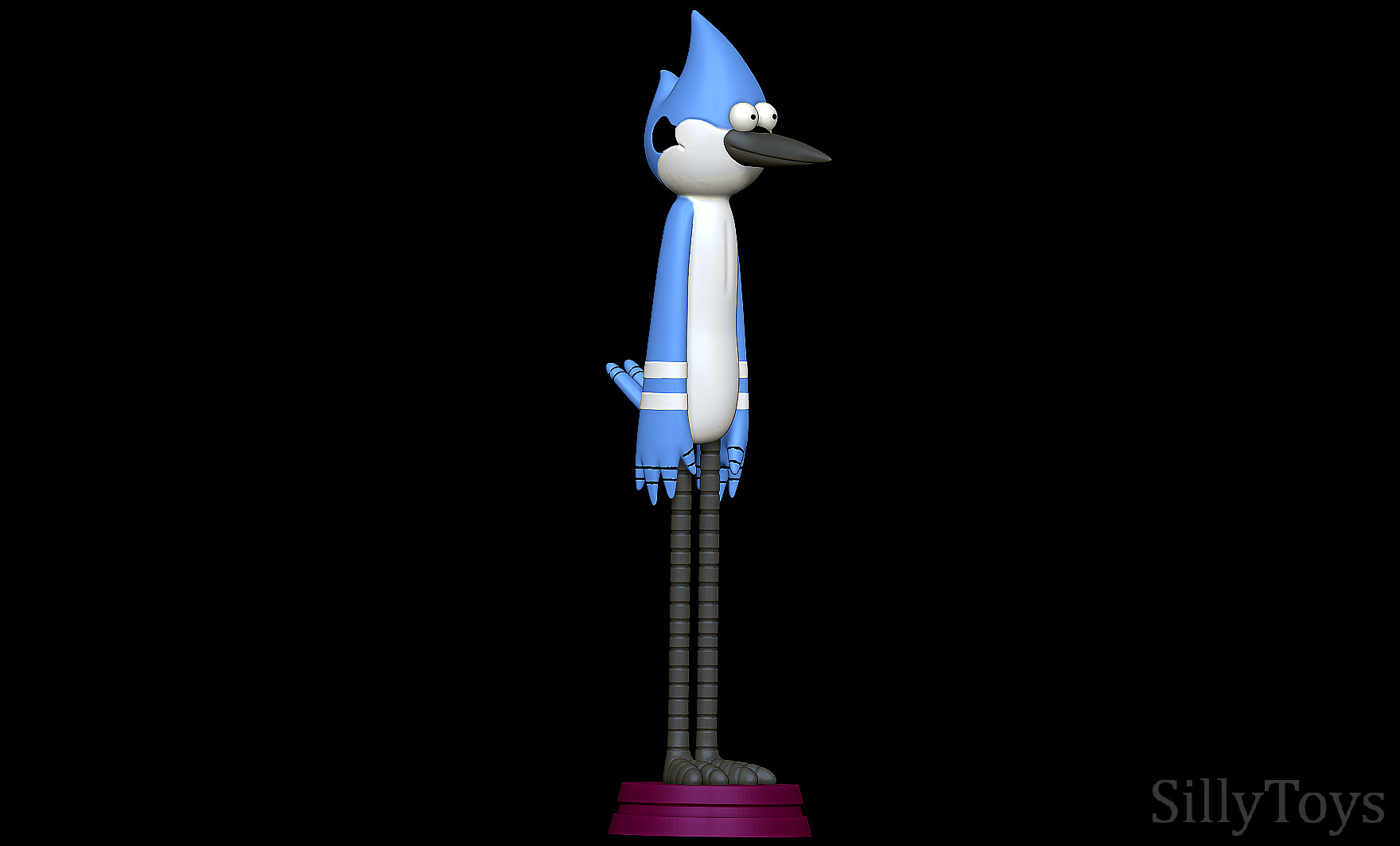 Artstation Mordecai Regular Show 3d Print Model Resources