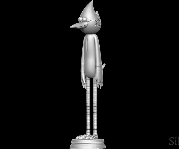 Artstation mordecai regular show 3d print model resources