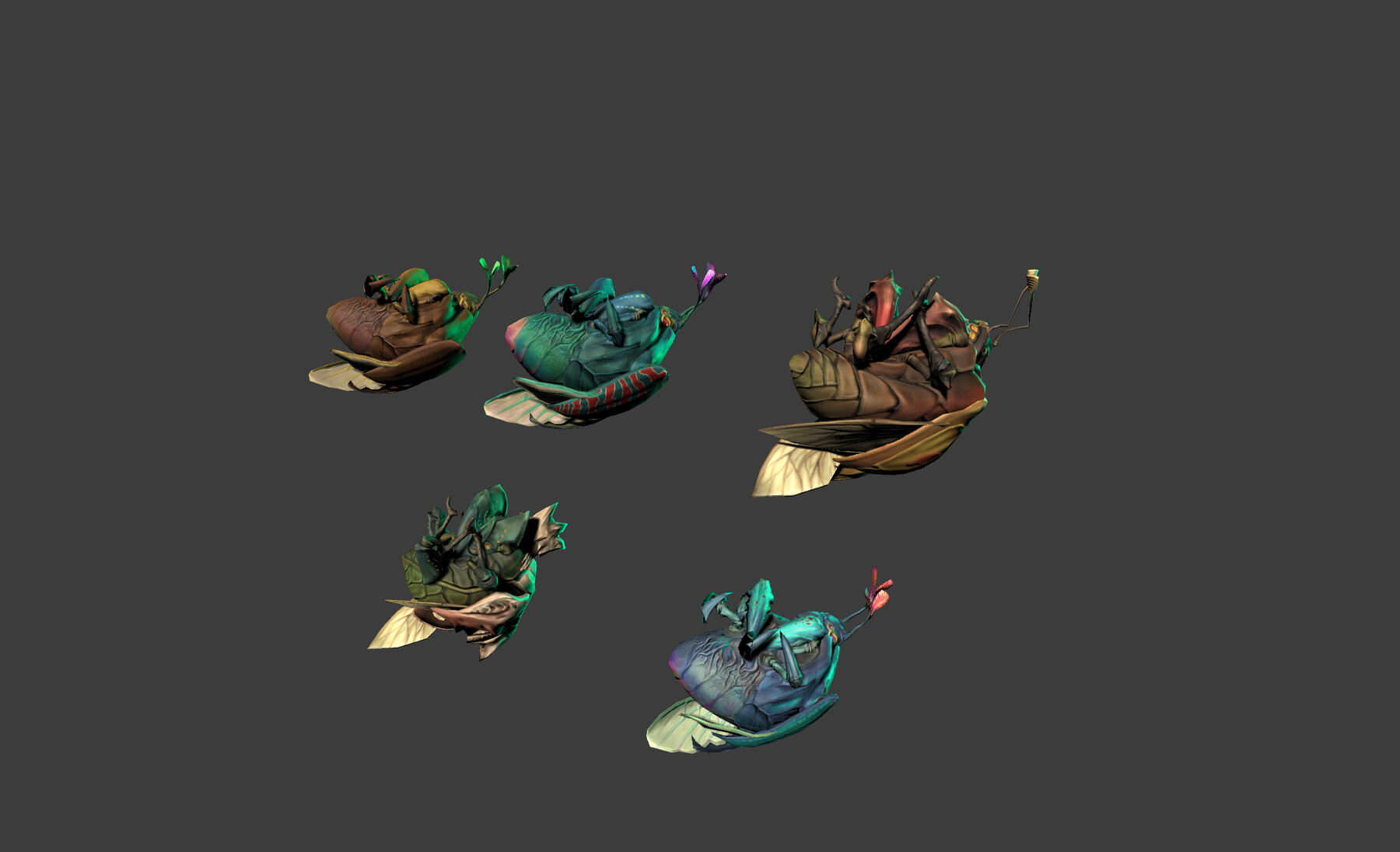 ArtStation - Beetle Creature Bug Mutant | Game Assets
