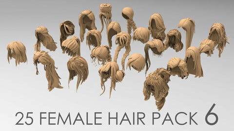 25 female hair pack 6