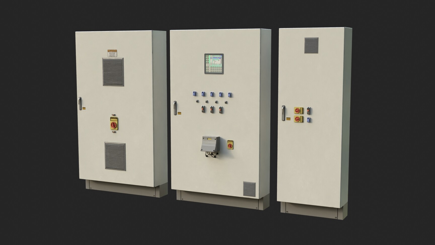 ArtStation Electric Boxes Game Assets