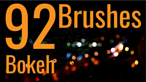 92 Kind Bokeh Brushes (ABR)