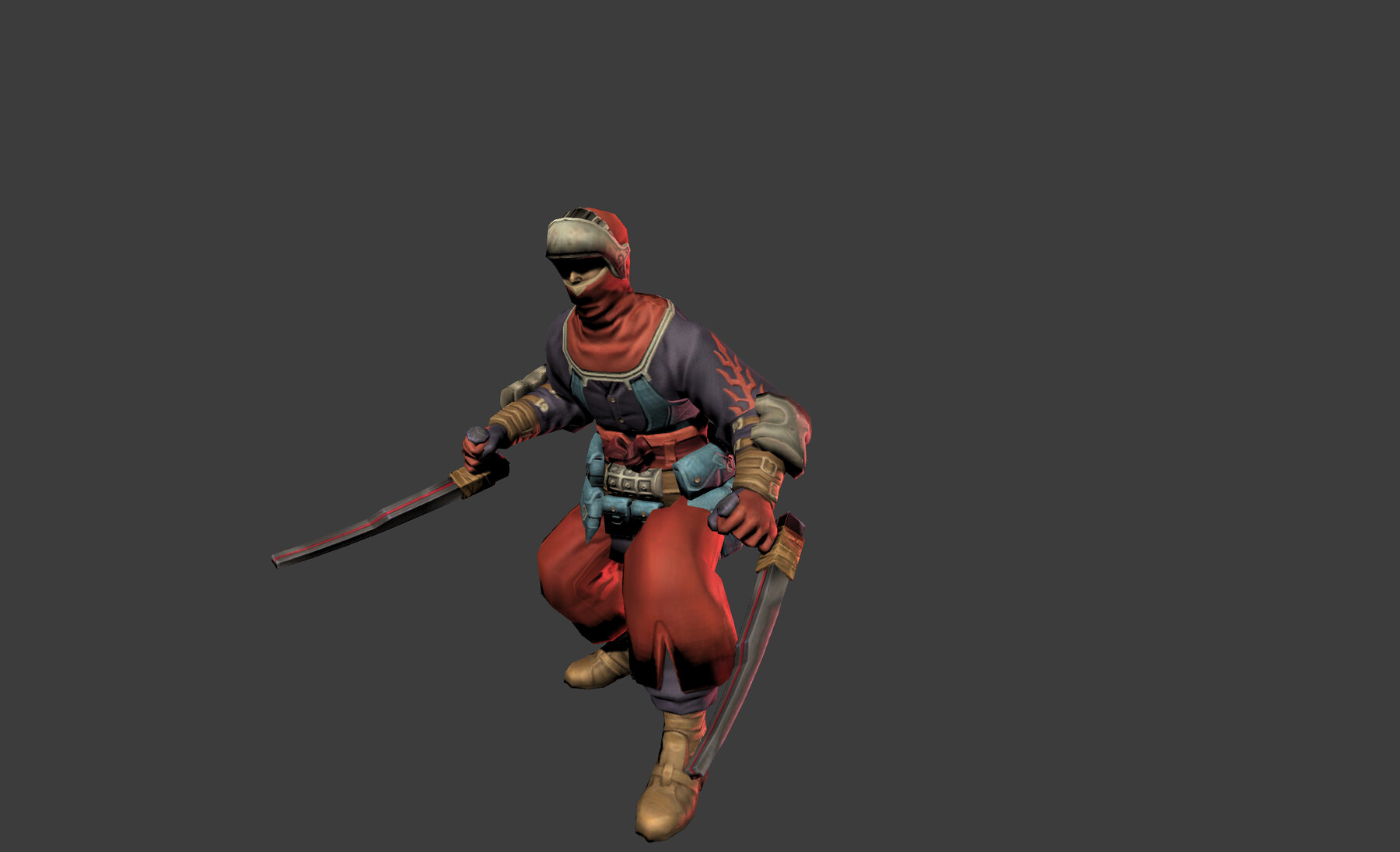 ArtStation - Male Assassin Fighter Kukri | Game Assets
