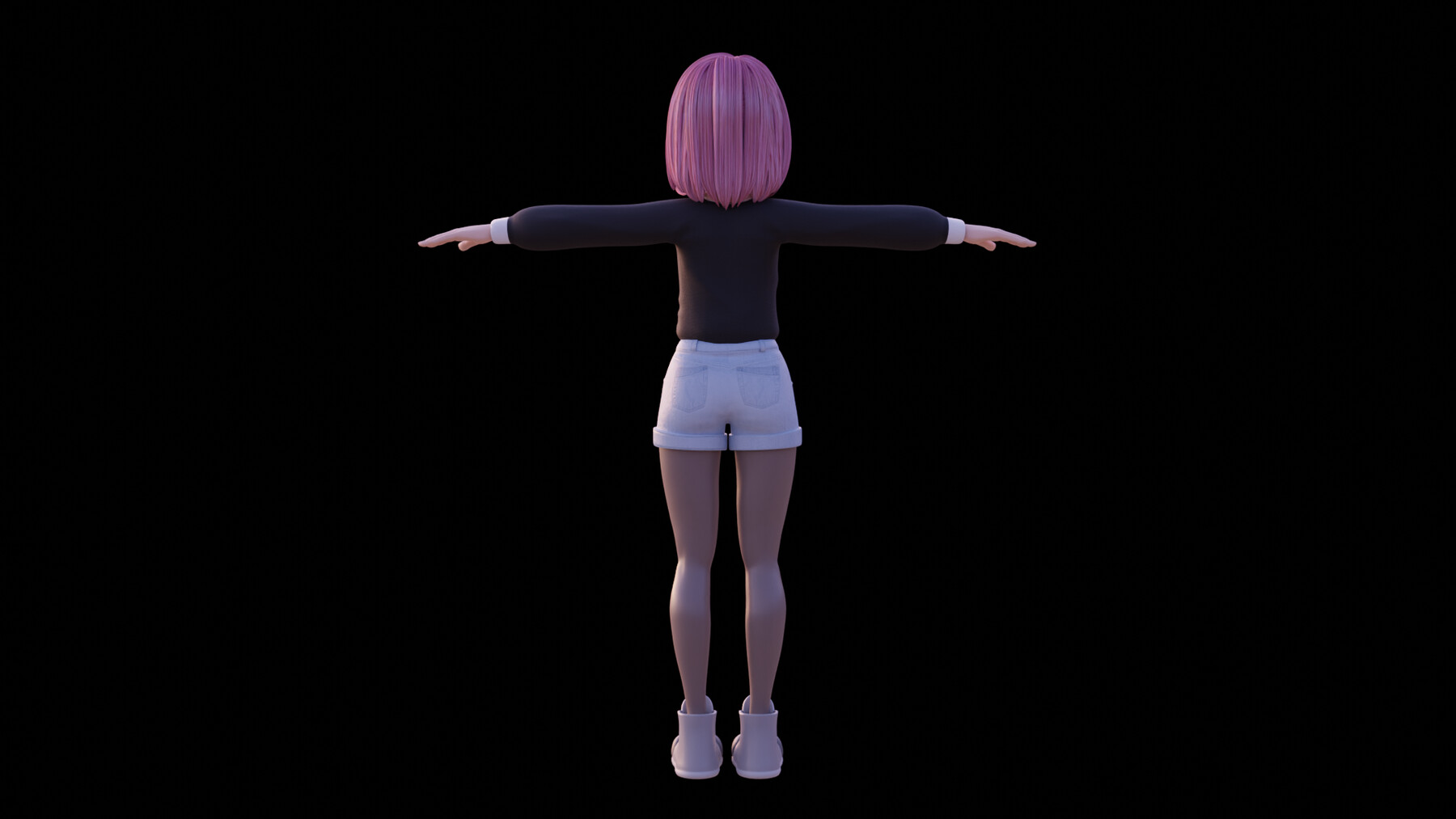 ArtStation - Cartoon Woman- Fully Rigged | Resources