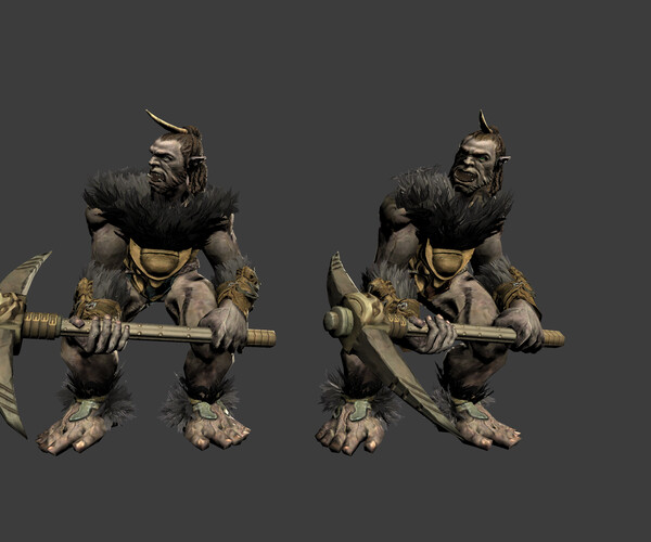 ArtStation - Mutant Orc Warrior | Game Assets