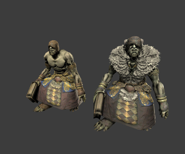 ArtStation - Mutant Orc Wizard | Game Assets