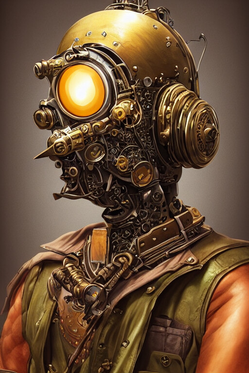 ArtStation - Steampunk helmet 2000 Concept Art Inspiration ready | Artworks