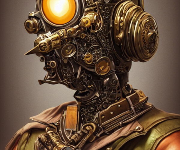 ArtStation - Steampunk helmet 2000 Concept Art Inspiration ready | Artworks