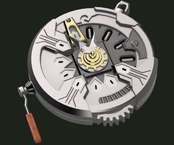 ArtStation Arcane League of Legends Ekko stopwatch 3D model